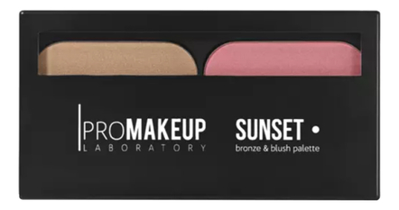 PROMAKEUP Laboratory Палетка для лица Sunset Bronze & Blush Palette 22г