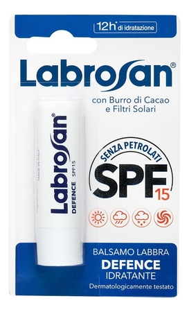 Felce Azzurra Бальзам для губ Увлажняющий защитный Labrosan Defence Lip Balm SPF15 5,5мл