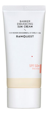 RAWQUEST Солнцезащитный крем для лица Barrier Enhancing Sun Cream SPF50+ PA++++ 50мл 