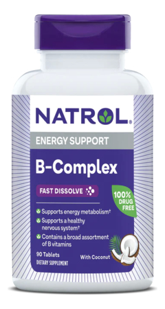 Natrol Биодобавка B-Complex Fast Dissolve 90 таблеток