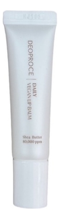 Deoproce Бальзам для губ Shea Butter Daily Vegan Lip Balm 10г