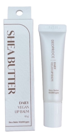 Deoproce Бальзам для губ Shea Butter Daily Vegan Lip Balm 10г