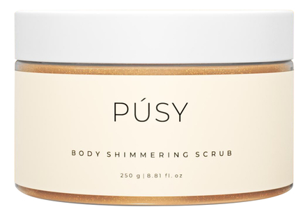 PUSY Мерцающий скраб для тела Body Shimmering Scrub 250г