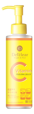 Meishoku Очищающий пилинг-гель для лица Detclear AHA & BHA Vitamin C Peeling Jelly 180мл 