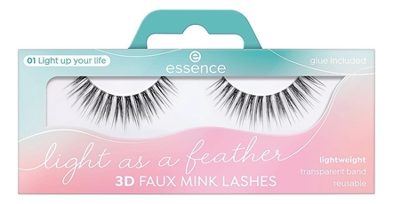 essence Накладные ресницы Light As A Feather 3D Faux Mink Lashes No01