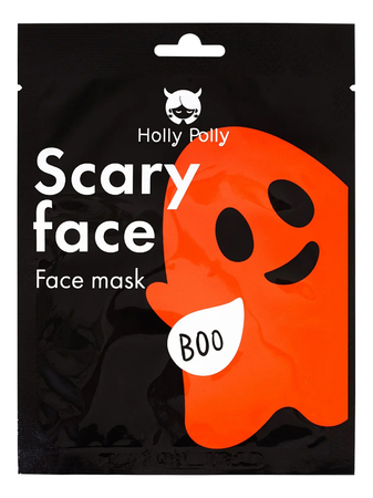 Holly Polly Тканевая маска для лица на кремовой основе Увлажняющая и питающая Scary Face Mask 22г