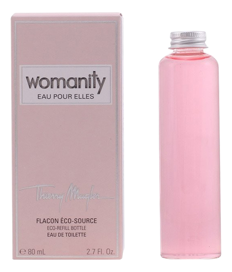 Mugler Womanity Eau Pour Elles: туалетная вода 80мл запаска