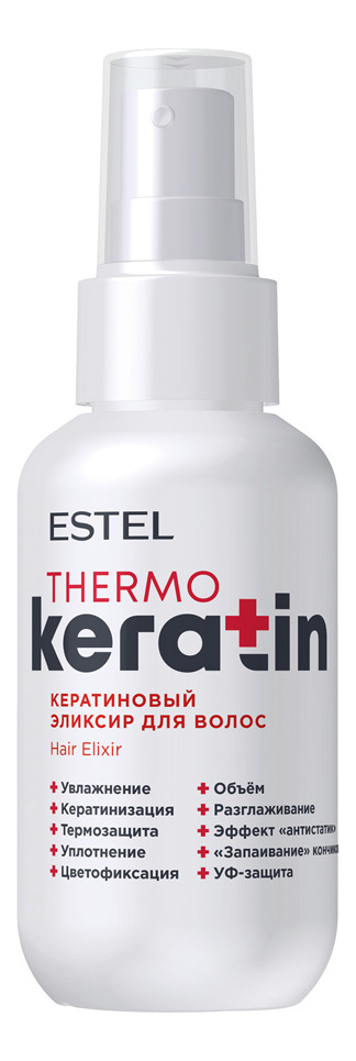 ESTEL кератиновый эликсир для волос thermokeratin 100мл - купить в ...