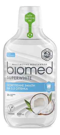 SPLAT Антибактериальный ополаскиватель для полости рта Biomed Superwhite