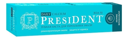 PresiDENT Зубная паста для укрепления эмали Daily Calcium 68г