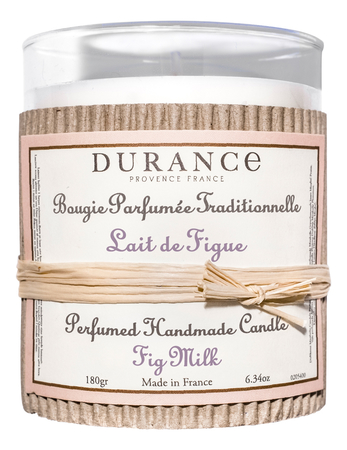 Durance Ароматическая свеча Perfumed Handmade Candle Fig Milk (сладость инжира) 