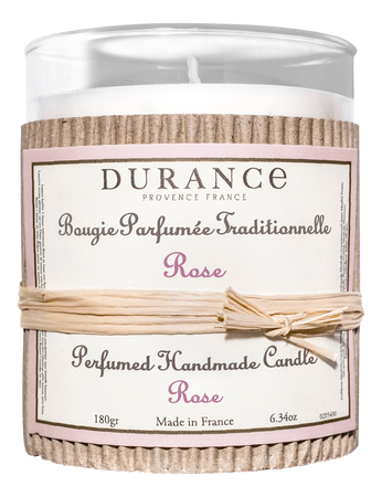 Durance Ароматическая свеча Perfumed Handmade Candle Rose (роза)