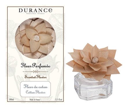 Durance Аромадиффузор Reed Diffuser Cotton Flower (цветок хлопка) 