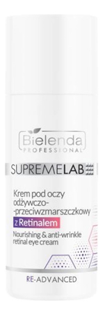 Bielenda Professional Питательный крем для кожи вокруг глаз против морщин с ретиналем SupremeLab Re-Advanced Retinal Eye Cream 15мл