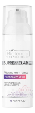 Bielenda Professional Активный ночной крем для лица с ретиналем 0,1% SupremeLab Re-Advanced Active Night Cream 50мл