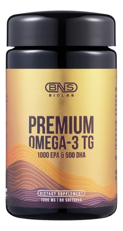 BNS BioLab Биологически активная добавка к пище Premium Omega-3 TG 60 капсул