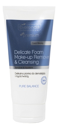 Bielenda Professional Мягкая пенка для снятия макияжа Pure Balance Delicate Foam Make-Up Remover & Cleansing 160мл