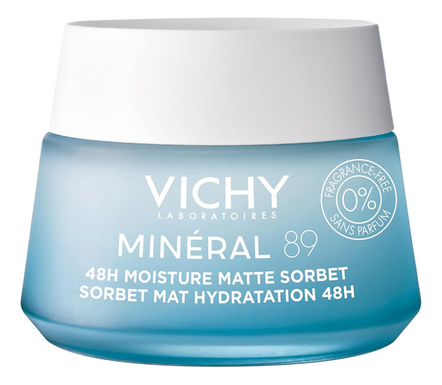 Vichy Матирующий гель-сорбет для лица Mineral 89 Sorbet Mat Hydratation 48H 50мл