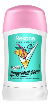 Rexona Антиперспирант-стик для тела Цитрусовый фреш 40мл