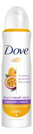 Dove Антиперспирант-спрей для тела Маракуйя и персик 150мл