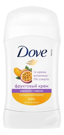 Dove Антиперспирант-стик для тела Маракуйя и персик 40мл