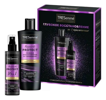 TRESemme Набор для волос Repair & Protect (шампунь 230мл + спрей 16 в 1 190мл)