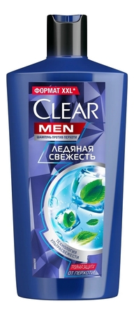 CLEAR Шампунь для волос Ледяная свежесть с ментолом Men