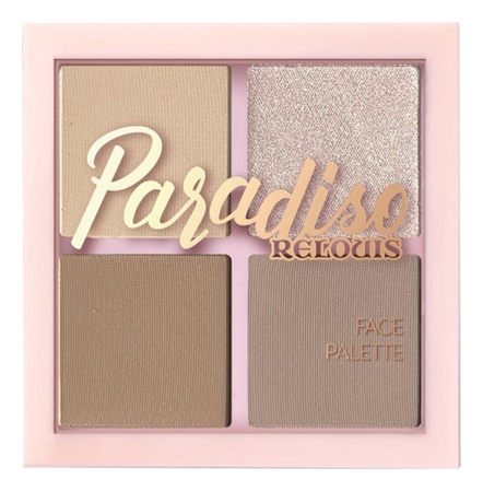 RELOUIS Палетка для макияжа лица Paradiso Relouis Contouring Palette 12г