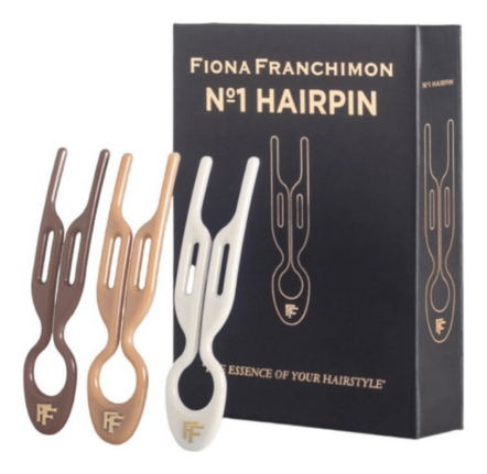 Fiona Franchimon Набор шпилек для волос No1 Hairpin Milan Collection 3шт (шоколадная + кремовая + карамельная)