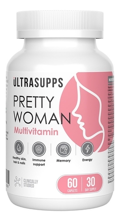 UltraSupps Витаминно-минеральный комплекс для женщин Pretty Woman Multivitamin