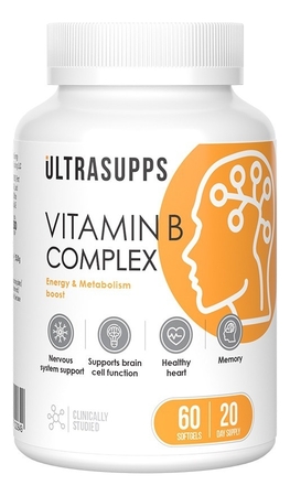 UltraSupps Биологическая активная добавка к пище Витамин B Vitamin B Complex