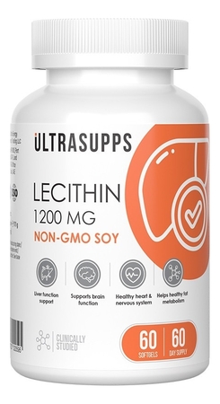 UltraSupps Биологическая активная добавка к пище Лецитин Lecithin