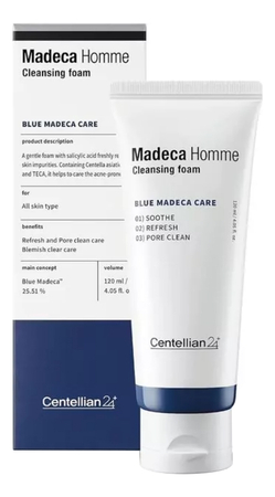 Centellian24 Пенка для умывания Madeca Homme Cleansing Foam 120мл