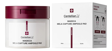 Centellian24 Пэды для лица выравнивающие тон кожи Madeca Mela Capture Ampoule Pad 60шт