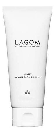 LAGOM Увлажняющая слабокислотная пенка для умывания Cellup Ph Cure Foam Cleanser