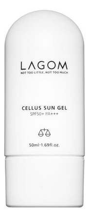 LAGOM Увлажняющий легкий солнцезащитный крем-гель для лица Cellus Sun Gel SPF50+ PA++ 50мл