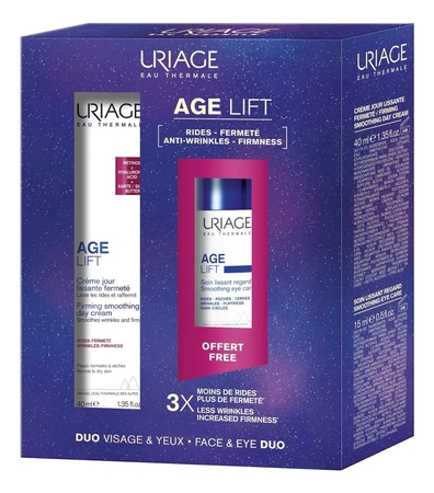 Uriage Набор для лица Age Lift (дневной крем 40мл + крем для кожи вокруг глаз 15мл)