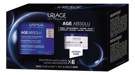 Uriage Набор для лица Age Absolu (крем 50мл + ночная маска 15мл)