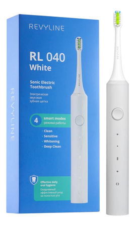 Revyline Электрическая зубная щетка White RL 040