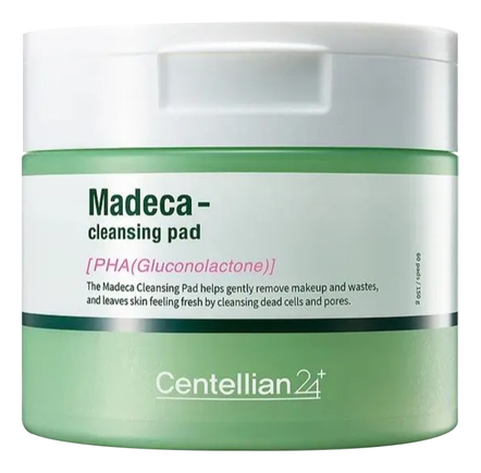 Centellian24 Отшелушивающие пэды для лица с PHA-кислотой Madeca PHA Cleansing Pad 60шт