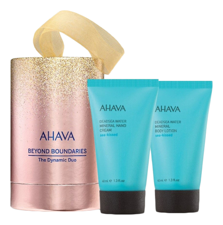 AHAVA Набор Beyond Boundaries The Dynamic Duo Deadsea Water Sea-Kissed 2*40мл (крем д/рук + лосьон д/тела)