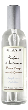 Durance Ароматический спрей для дома Room Spray Fresh Linen 100мл (свежее белье)