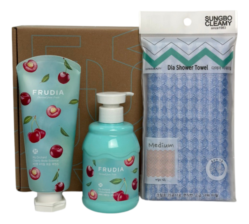 Frudia набор для тела my orchard cherry (гель для душа 350мл + молочко ...