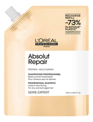 Шампунь для сильно поврежденных волос Serie Expert Absolut Repair Protein + Gold Quinoa Shampooing