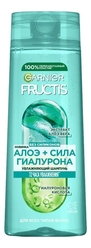 Увлажняющий шампунь для волос Алоэ + Сила гиалурона Fructis