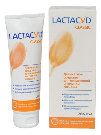 LACTACYD Деликатное средство для ежедневной интимной гигиены Classic