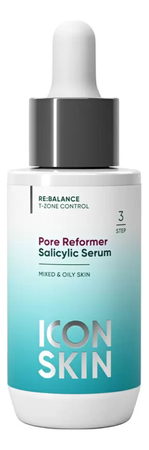 ICON SKIN Сыворотка для лица с салициловой кислотой Re:Balance Pore Reformer Salicylic Serum 30мл