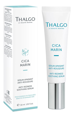 Thalgo Успокаивающая сыворотка для лица против покраснений Cica Marin Serum Apaisant Anti-Rougeurs 30мл