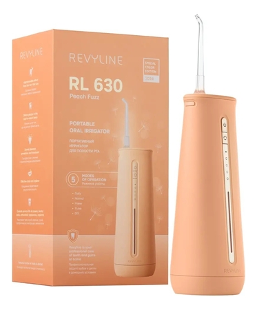 Revyline Портативный ирригатор для полости рта RL 630 Peach Fuzz