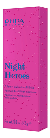 PUPA Milano Палетка теней для век Night Heroes 5,2г